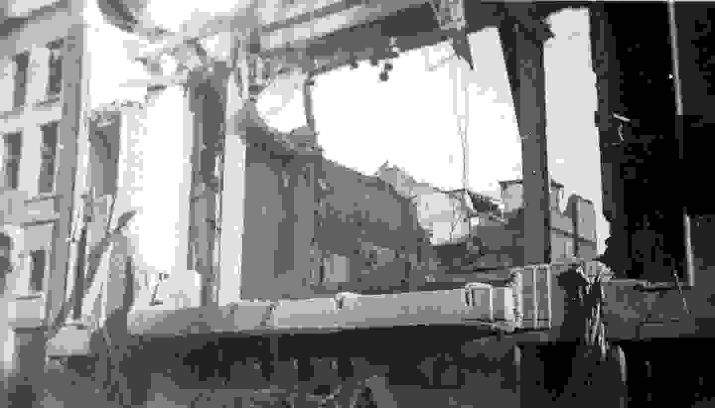 The enormous material damage