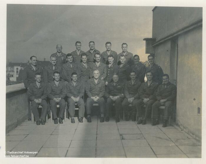 Group photo of General Armstrong and Antwerp X