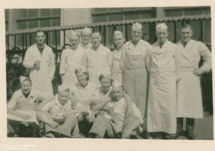 Group photo of kitchen staff