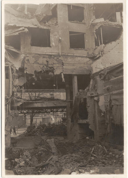 The enormous material damage