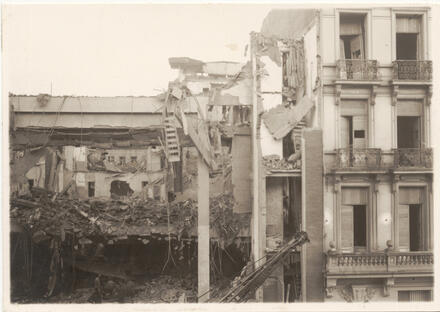 The enormous material damage