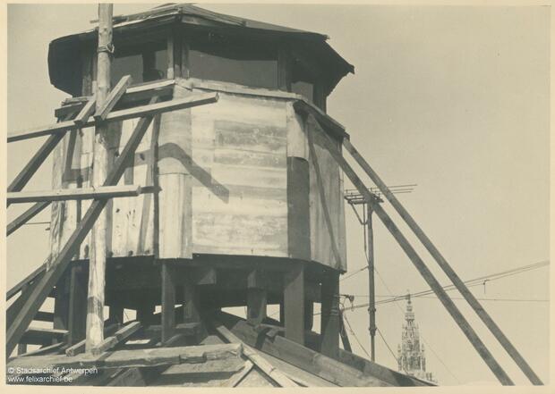 An observation post on top of the Boerentoren building